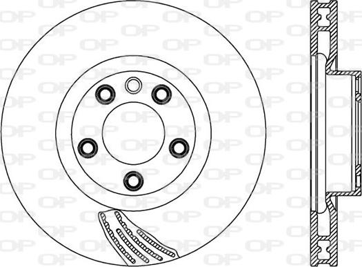 Open Parts BDR2574.20 - Bremžu diski autodraugiem.lv