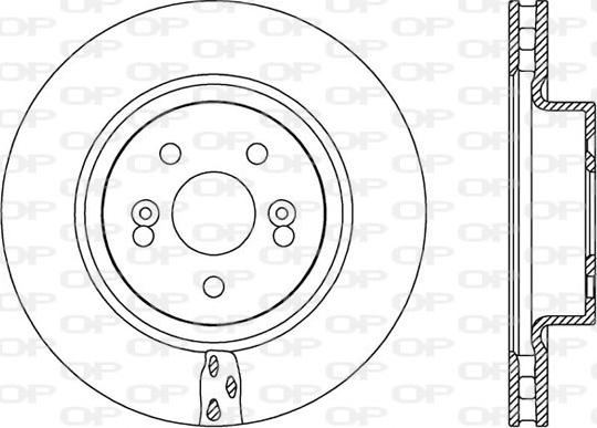 Open Parts BDR2571.20 - Bremžu diski autodraugiem.lv
