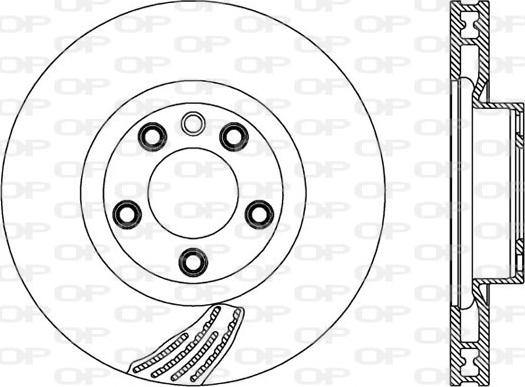 Open Parts BDR2573.20 - Bremžu diski autodraugiem.lv