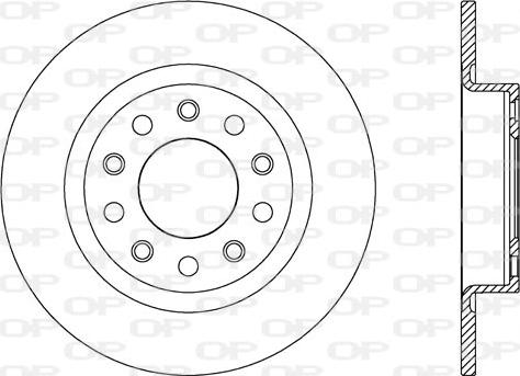 Open Parts BDR2615.10 - Bremžu diski autodraugiem.lv