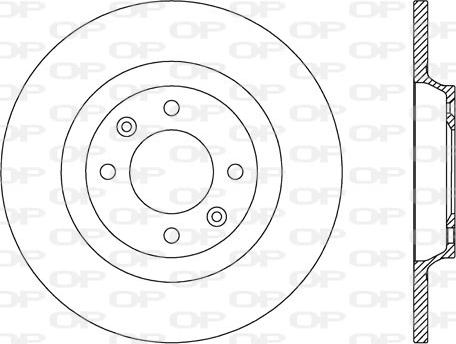 Open Parts BDR2632.10 - Bremžu diski autodraugiem.lv