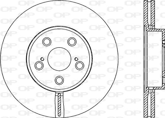 Open Parts BDR2057.20 - Bremžu diski autodraugiem.lv