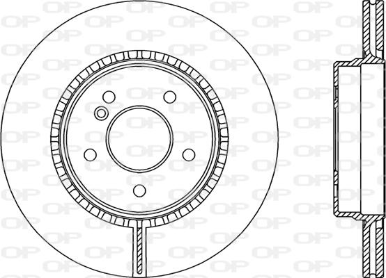 Open Parts BDR2065.20 - Bremžu diski autodraugiem.lv