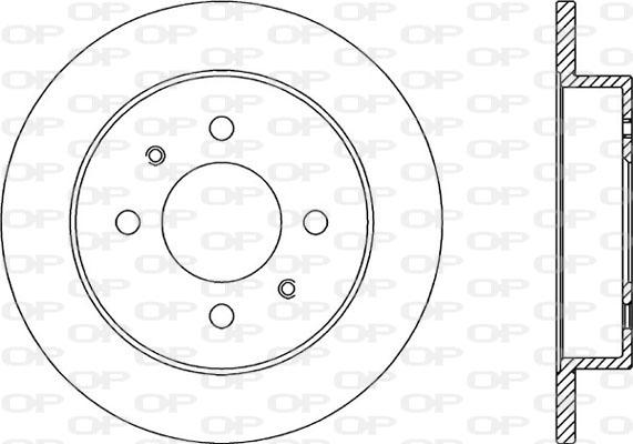 Open Parts BDR2016.10 - Bremžu diski autodraugiem.lv