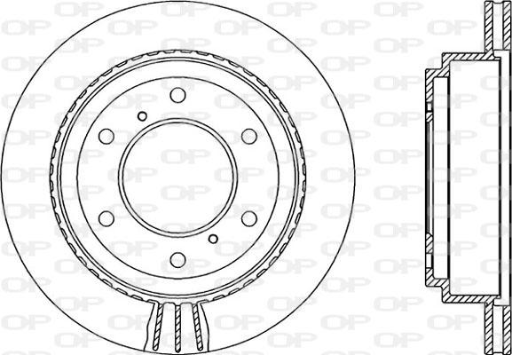 Open Parts BDR2134.20 - Bremžu diski autodraugiem.lv