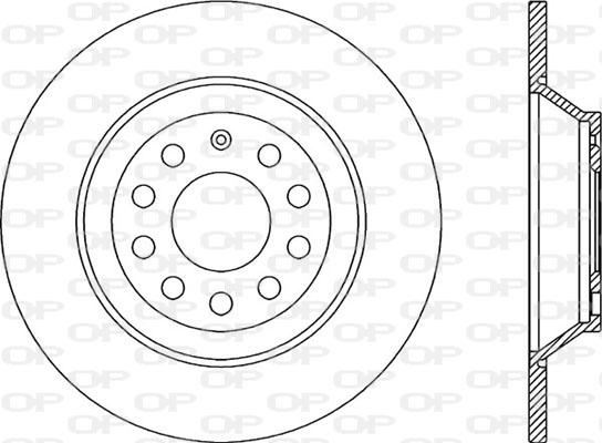 Open Parts BDR2178.10 - Bremžu diski autodraugiem.lv