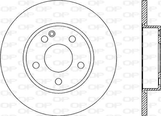 Open Parts BDR2173.10 - Bremžu diski autodraugiem.lv