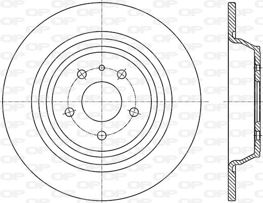 Open Parts BDR2842.10 - Bremžu diski autodraugiem.lv