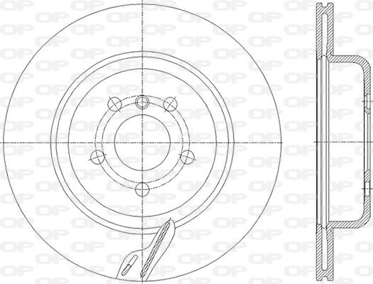 Open Parts BDR2859.20 - Bremžu diski autodraugiem.lv