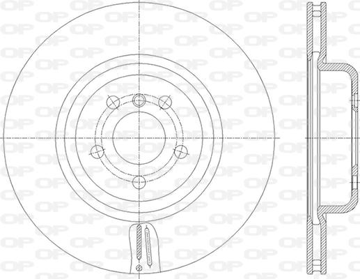 Open Parts BDR2856.20 - Bremžu diski autodraugiem.lv