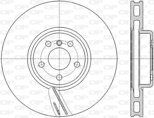 Open Parts BDR2858.20 - Bremžu diski autodraugiem.lv