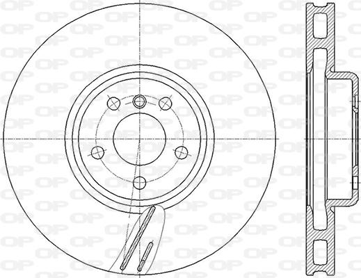 Open Parts BDR2857.20 - Bremžu diski autodraugiem.lv