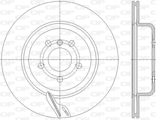 Open Parts BDR2860.20 - Bremžu diski autodraugiem.lv