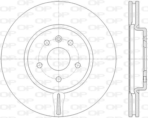 DJ Parts BD2921 - Bremžu diski autodraugiem.lv