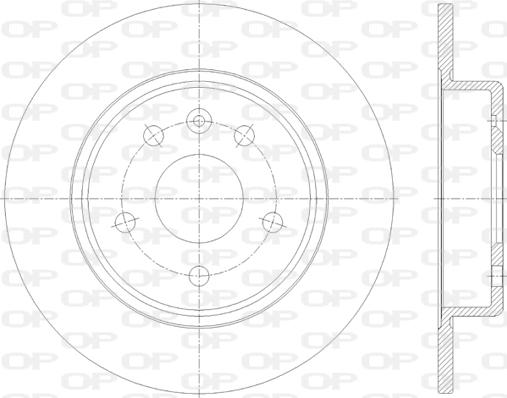 Open Parts BDR2815.10 - Bremžu diski autodraugiem.lv