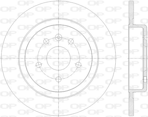 Open Parts BDR2816.10 - Bremžu diski autodraugiem.lv