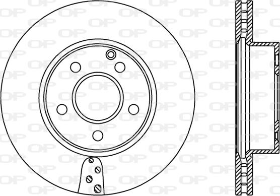 Open Parts BDR2391.20 - Bremžu diski autodraugiem.lv