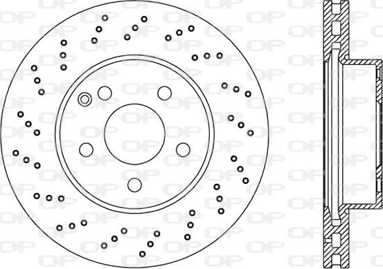 Open Parts BDR2393.25 - Bremžu diski autodraugiem.lv