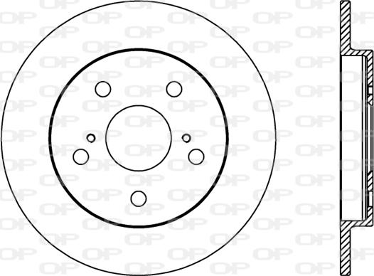 Open Parts BDR2397.10 - Bremžu diski autodraugiem.lv