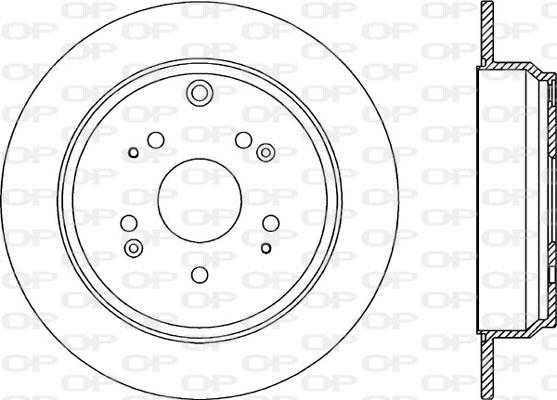 Open Parts BDR2343.10 - Bremžu diski autodraugiem.lv