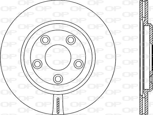 Open Parts BDR2358.20 - Bremžu diski autodraugiem.lv