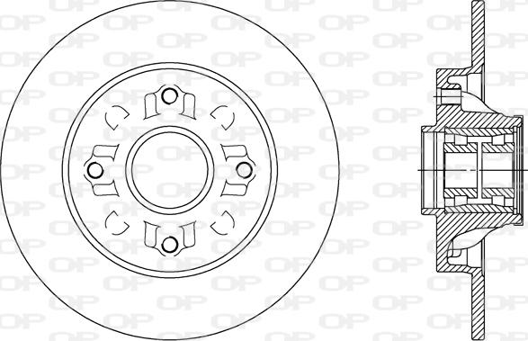 Open Parts BDR2388.30 - Bremžu diski autodraugiem.lv