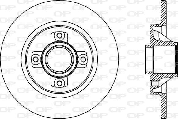 Open Parts BDR2387.10 - Bremžu diski autodraugiem.lv