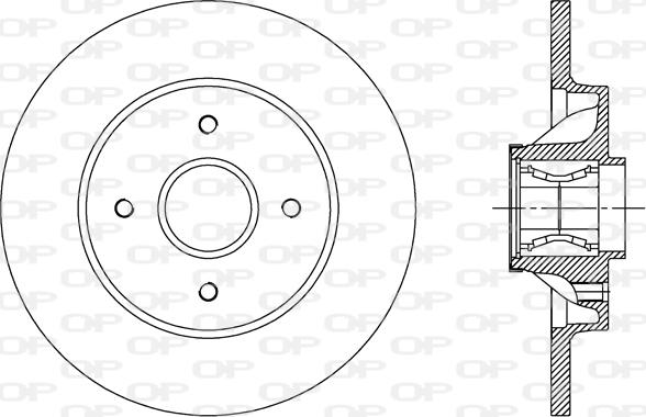 Open Parts BDR2387.30 - Bremžu diski autodraugiem.lv