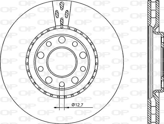 Open Parts BDR2253.20 - Bremžu diski autodraugiem.lv