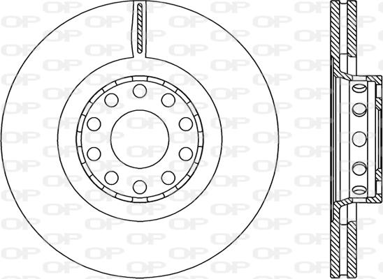 Open Parts BDR2206.20 - Bremžu diski autodraugiem.lv