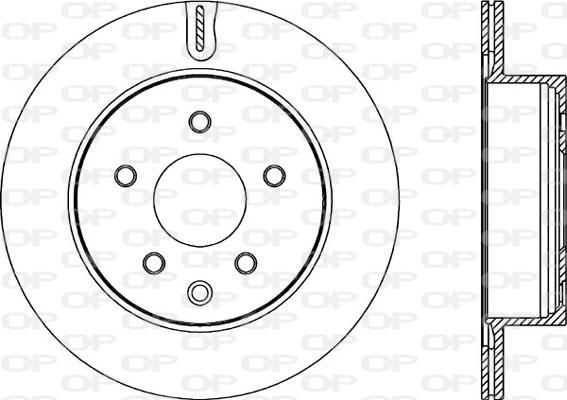 Open Parts BDR2208.20 - Bremžu diski autodraugiem.lv