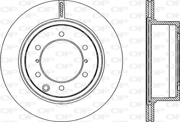 Open Parts BDR2211.20 - Bremžu diski autodraugiem.lv