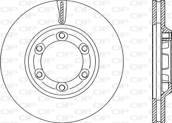 Open Parts BDR2286.20 - Bremžu diski autodraugiem.lv