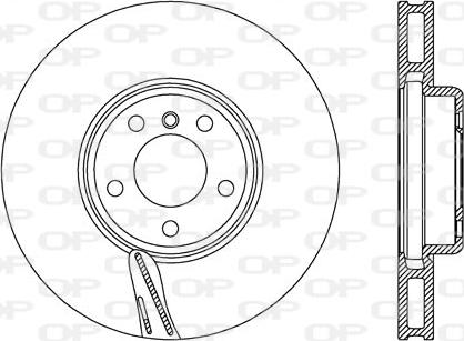Open Parts BDR2744.20 - Bremžu diski autodraugiem.lv