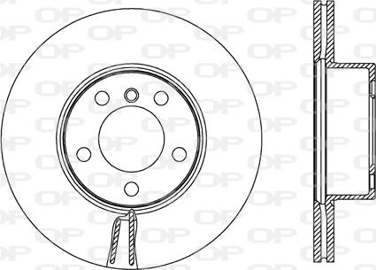 Open Parts BDR2719.20 - Bremžu diski autodraugiem.lv