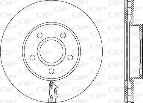 Open Parts BDR2739.20 - Bremžu diski autodraugiem.lv