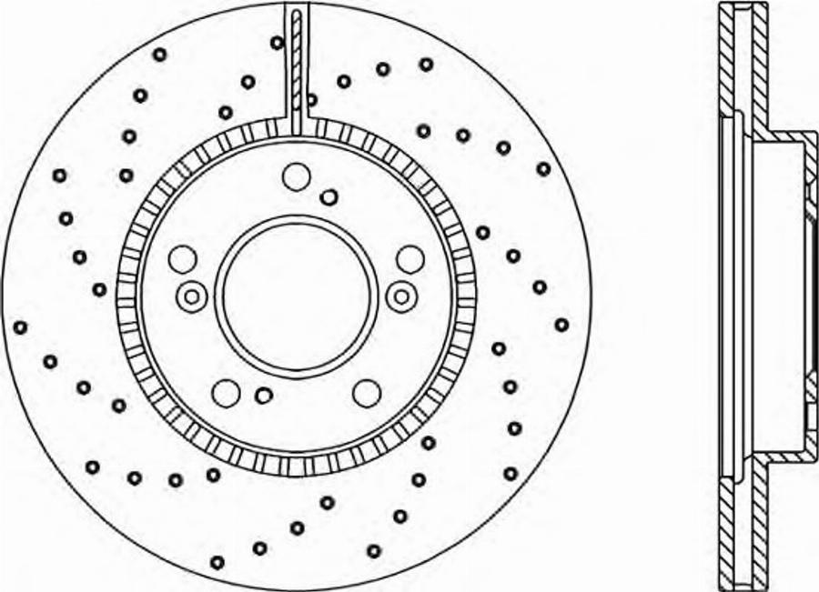 Open Parts BDRS1681.25 - Bremžu diski autodraugiem.lv