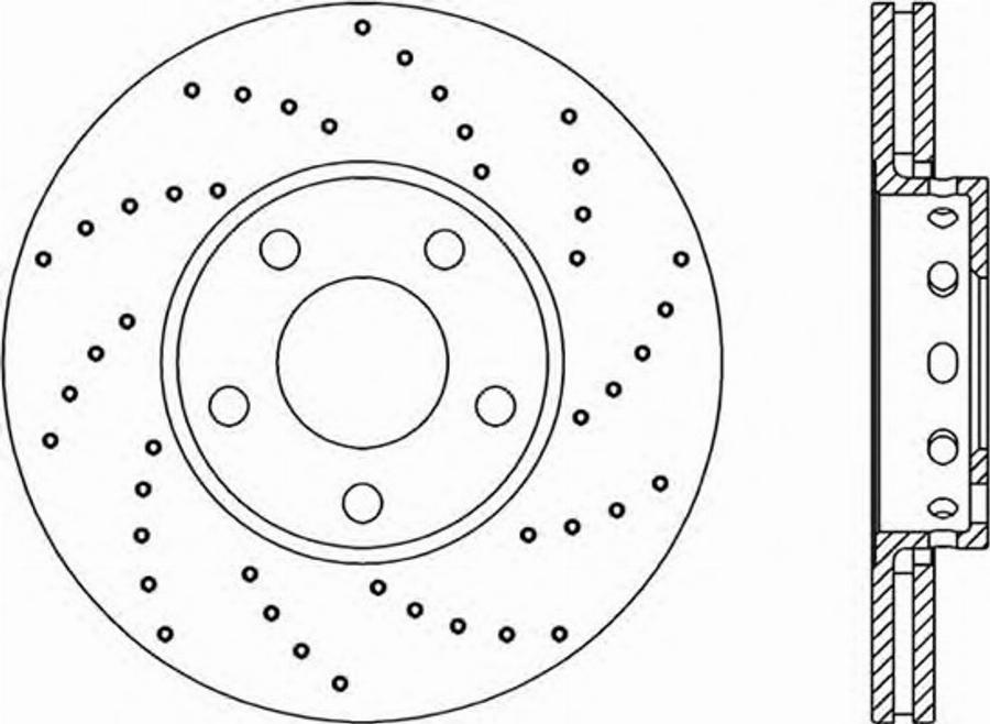 Open Parts BDRS1039.25 - Bremžu diski autodraugiem.lv