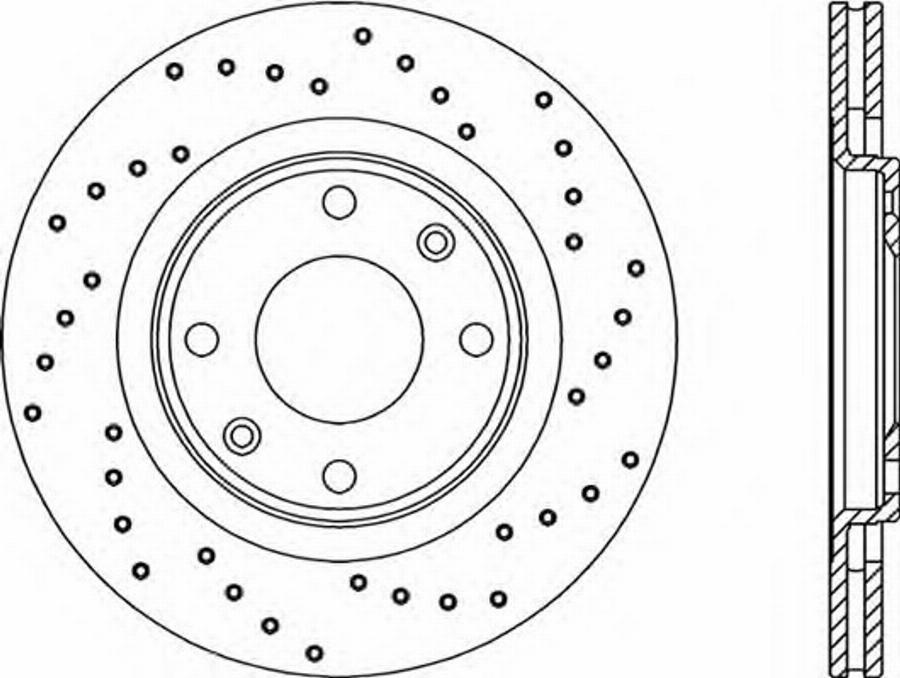 Open Parts BDRS1106.25 - Bremžu diski autodraugiem.lv