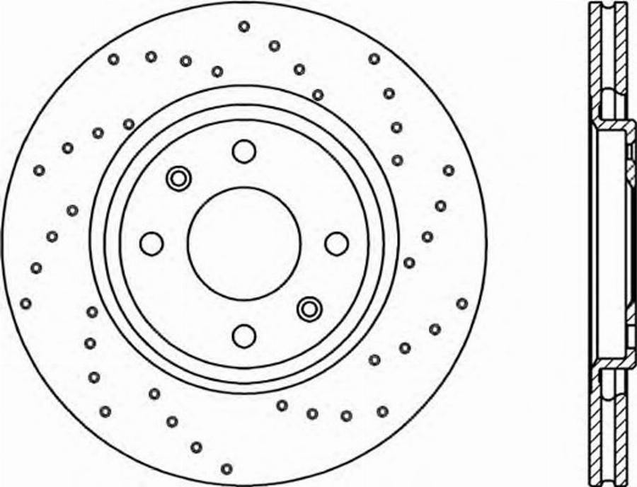 Open Parts BDRS111225 - Bremžu diski autodraugiem.lv