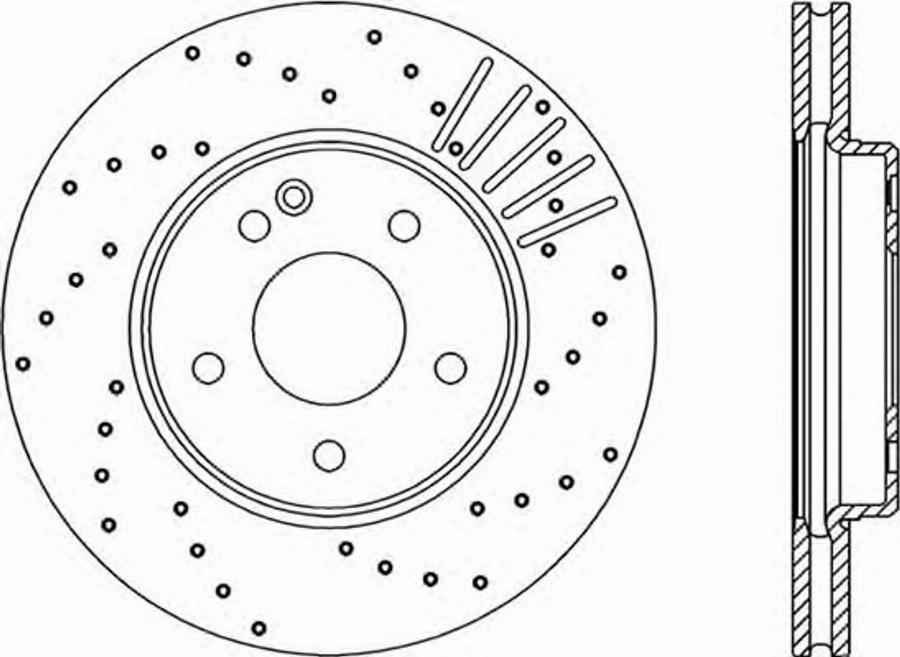 Open Parts BDRS1314.25 - Bremžu diski autodraugiem.lv