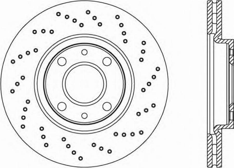 Open Parts BDRS1235.25 - Bremžu diski autodraugiem.lv