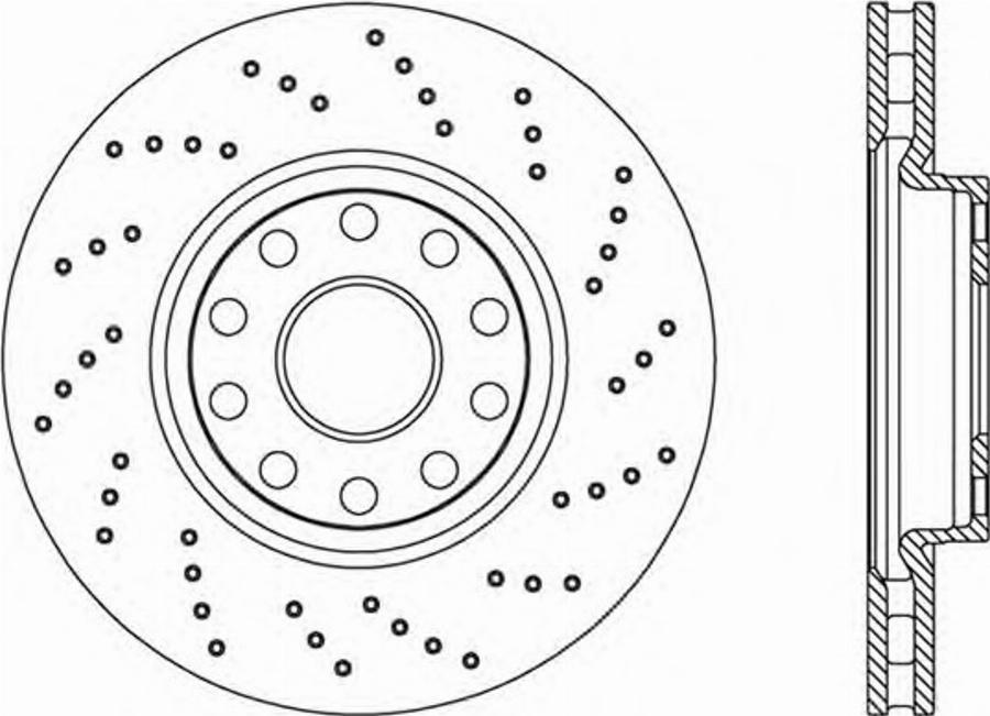 Open Parts BDRS123325 - Bremžu diski autodraugiem.lv