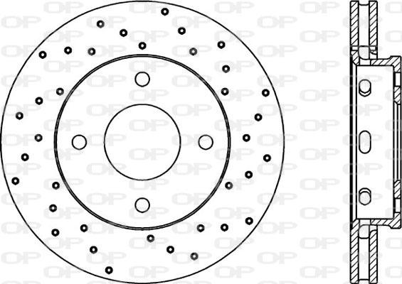 Open Parts BDRS2055.25 - Bremžu diski autodraugiem.lv