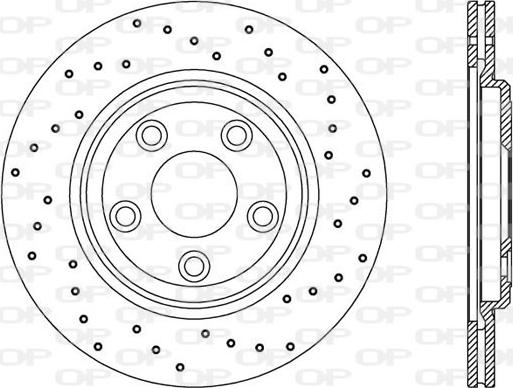 Open Parts BDRS2358.25 - Bremžu diski autodraugiem.lv