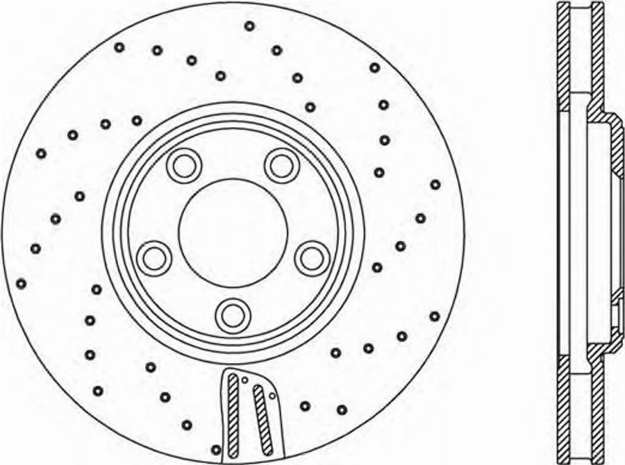 Open Parts BDRS2357.25 - Bremžu diski autodraugiem.lv