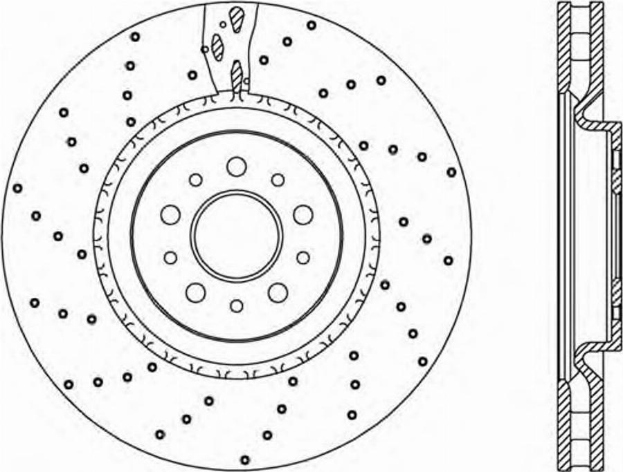 Open Parts BDRS2307.25 - Bremžu diski autodraugiem.lv