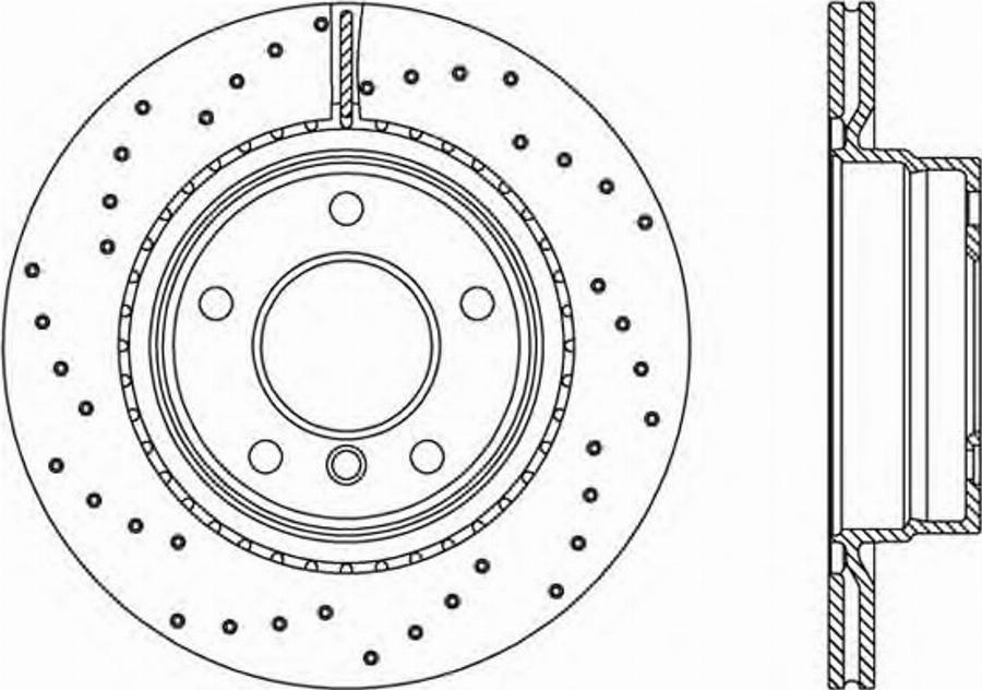 Open Parts BDRS2334.25 - Bremžu diski autodraugiem.lv