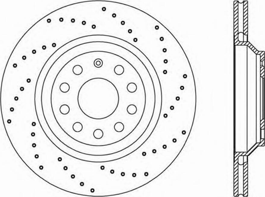 Open Parts BDRS2338.25 - Bremžu diski autodraugiem.lv