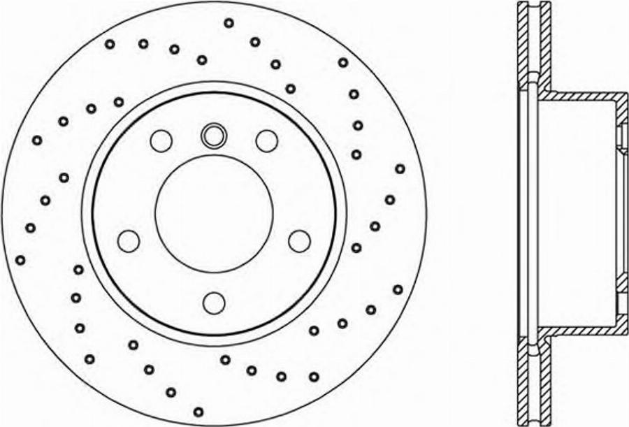 Open Parts BDRS2328.25 - Bremžu diski autodraugiem.lv